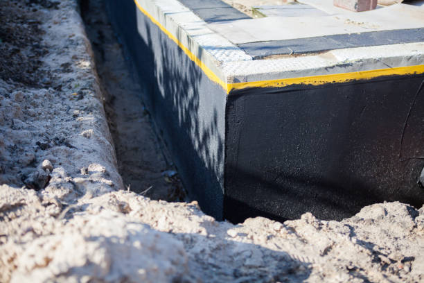 Residential Foundation Crack Repair installation at a Riva, MD home by SJ Waterproofing Pros